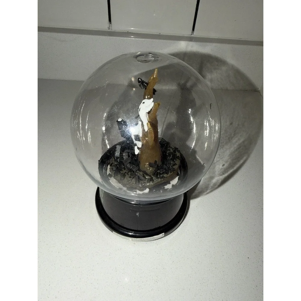 2012 Gemmy Halloween Globe Beware Cemetery Graveyard Ghosts Tornado WORKS! 6